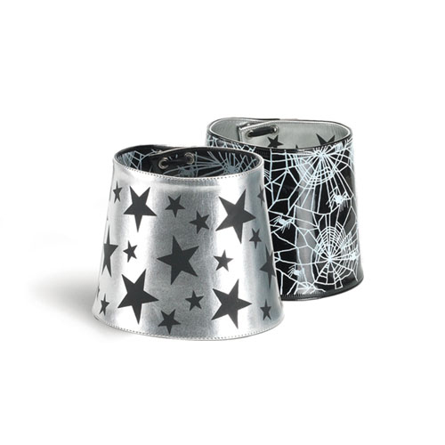 *BC-01, Reversible Spider Web/Star Boot Cuff