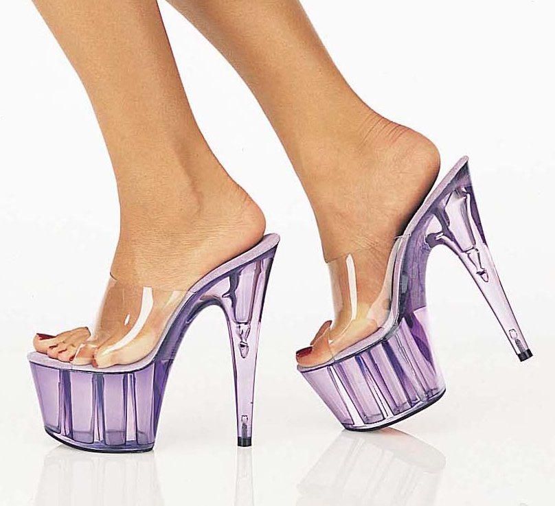 *CENTERSTAGE-701T, 6 3/4" Sandals On 2 3/4" PF