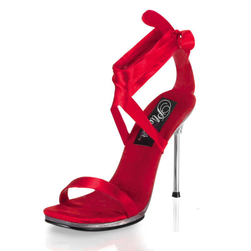 CHIC-14, 4 1/2" Stiletto Heel 1/4" P/F Sandal
