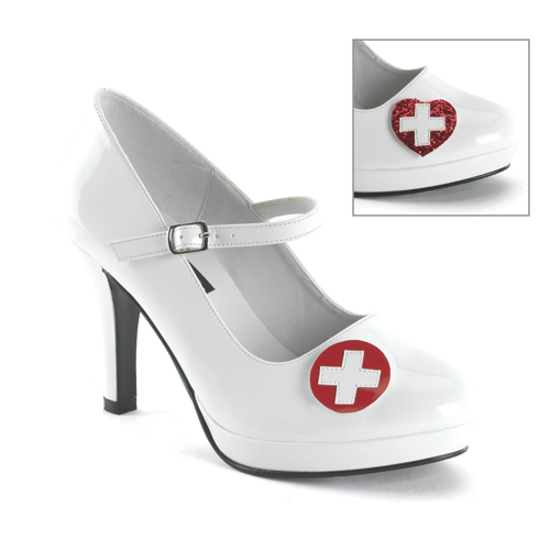 Click Here to View CLINIC-23, Wht Pat Nurse W/Interchangeable Clips, 4