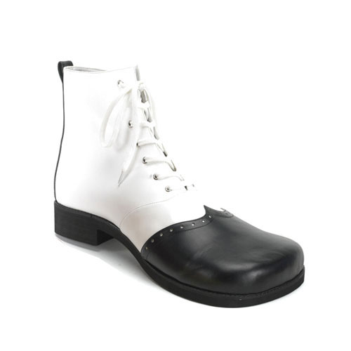 Click Here to View CLOWN-01, Blk-Wht Pu Clown Shoe