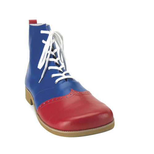 Click Here to View CLOWN-01, Red-Blue Pu Clown Shoe