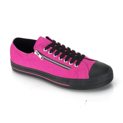 Click Here to View DEVIANT-06, Canvas 2 Zipper Low Top Sneaker
