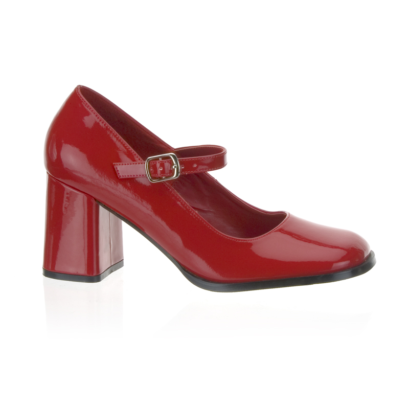 **GOGO-50, 3" Block Heel Mary Jane Pump