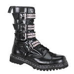 GRAVEL-10, 10 Eyelet 4 Strap S T Calf Boot                  
