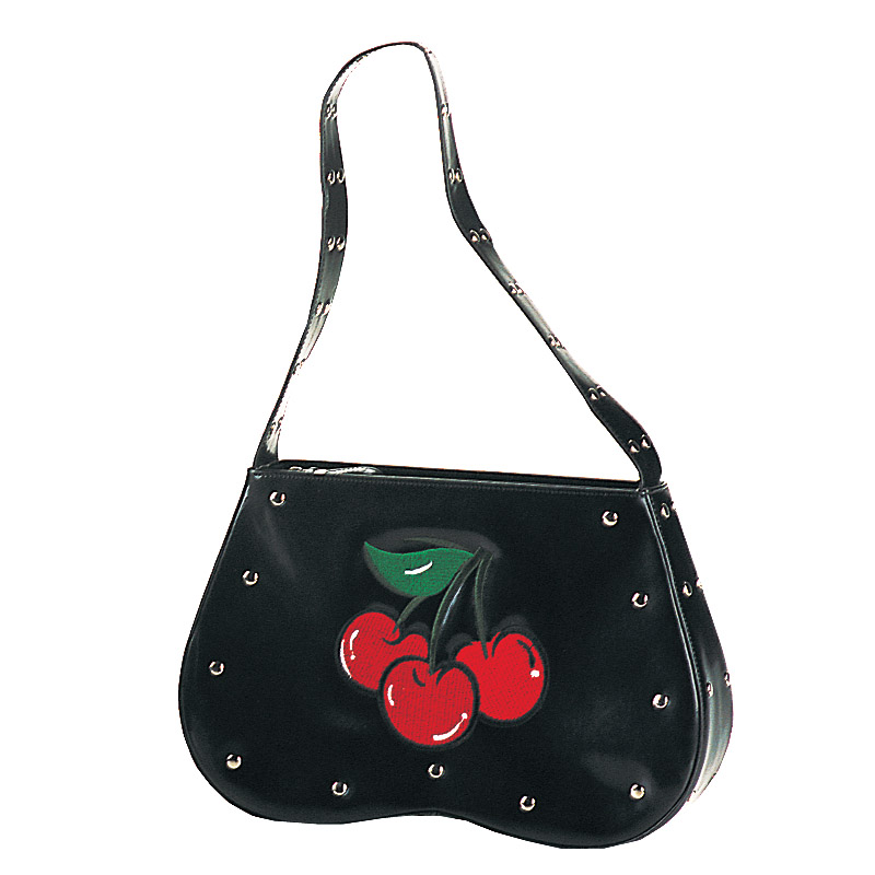 HB-018-2, STUDDED CHERRY BAG