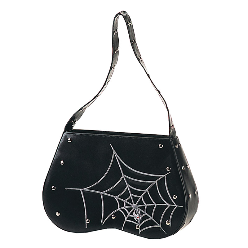 HB-018-3, Studded Spider Web Bag