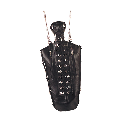 *HB-222-1, BLK PU BODY BAG