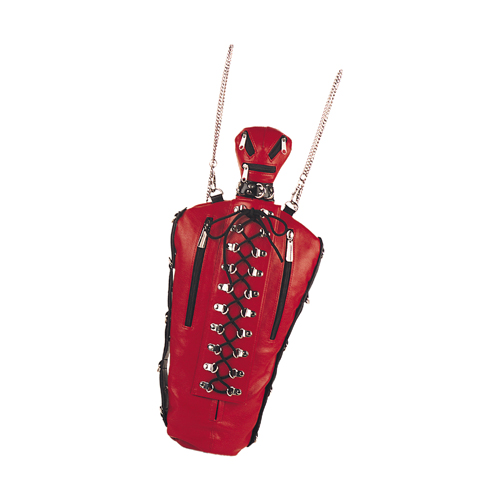 *HB-222-2, RED PU BODY BAG