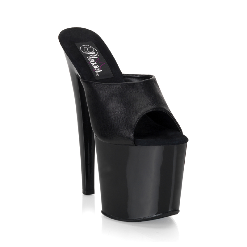 **TABOO-701, 7 1/2" Stiletto Heel Platform Slide