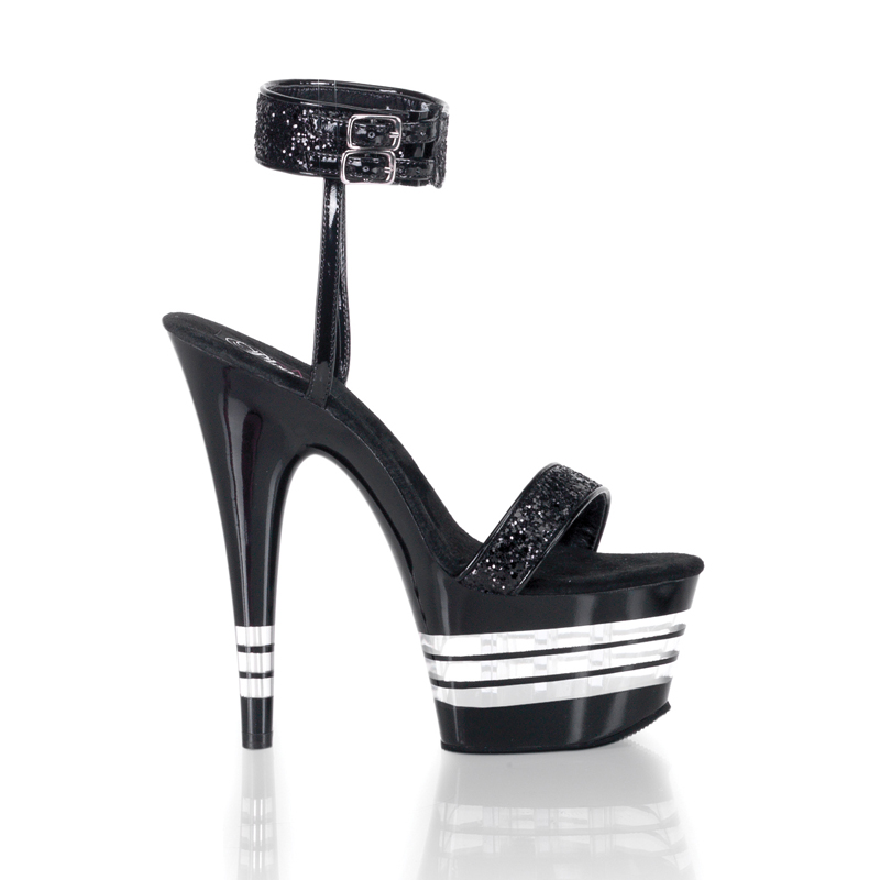 **ADORE-778LN, 6 1/2" Lined Bottom PF Sandal W/Wide Ankle Ba