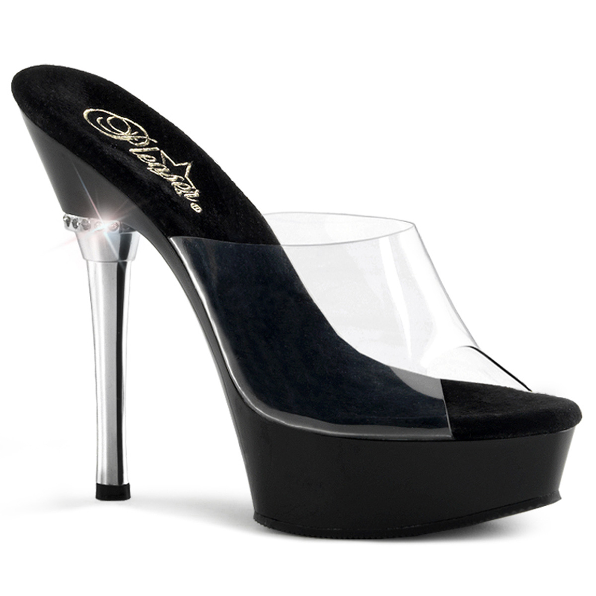 ALLURE-601, 5 1/2" Stiletto Heel P/F Sandal