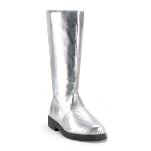 CAPTAIN-100, MEN'S SILVER PU BOOT