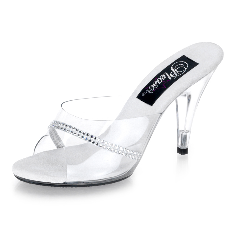 **Caress-401R, 4" Stiletto Heel Slide W/RS