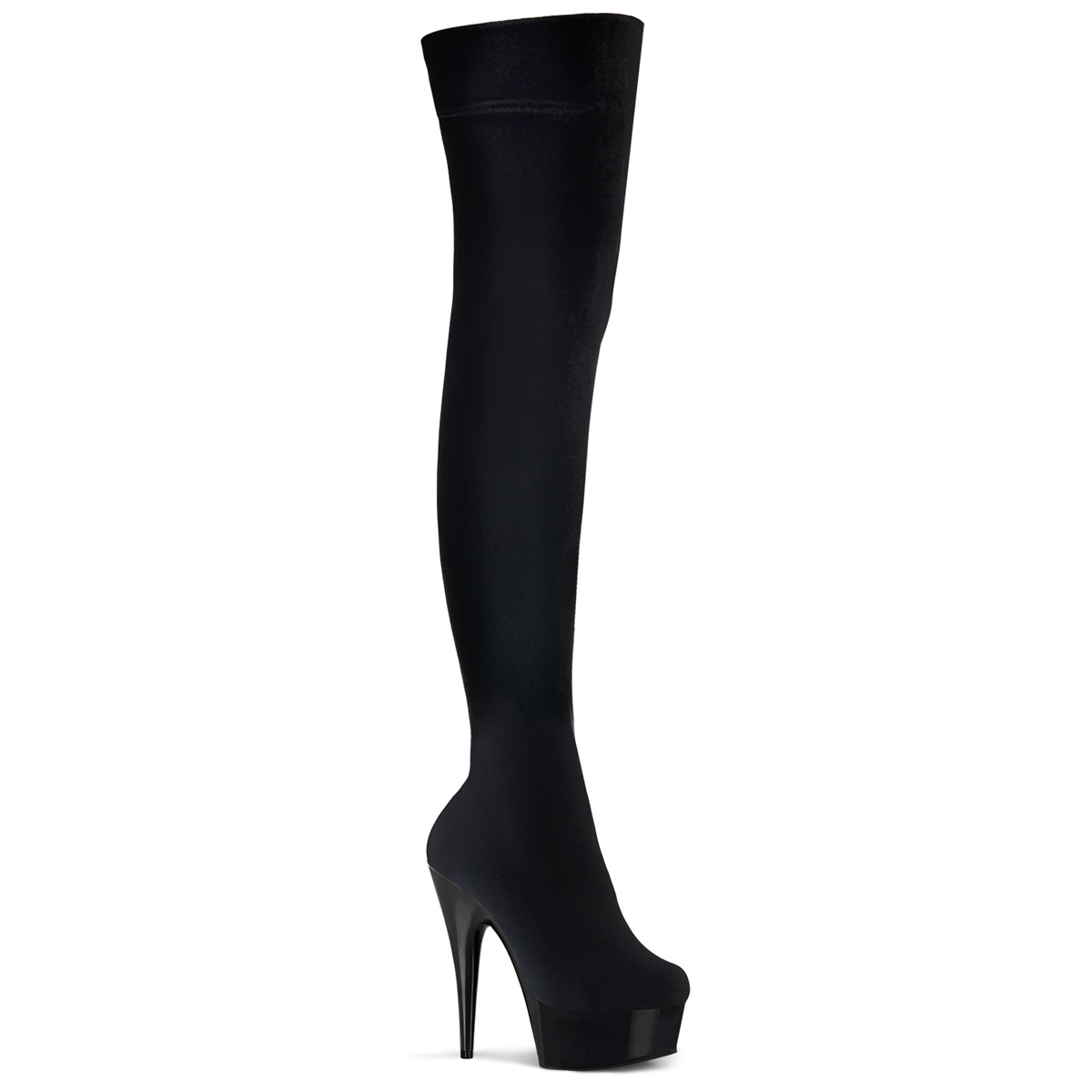 Delight-3002, 5 3/4" Str Plft Thigh Boot