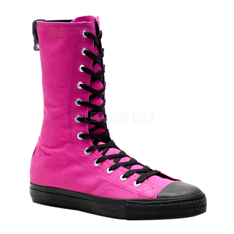 Click Here to View DEVIANT-201, Canvas Calf Sneaker Boot