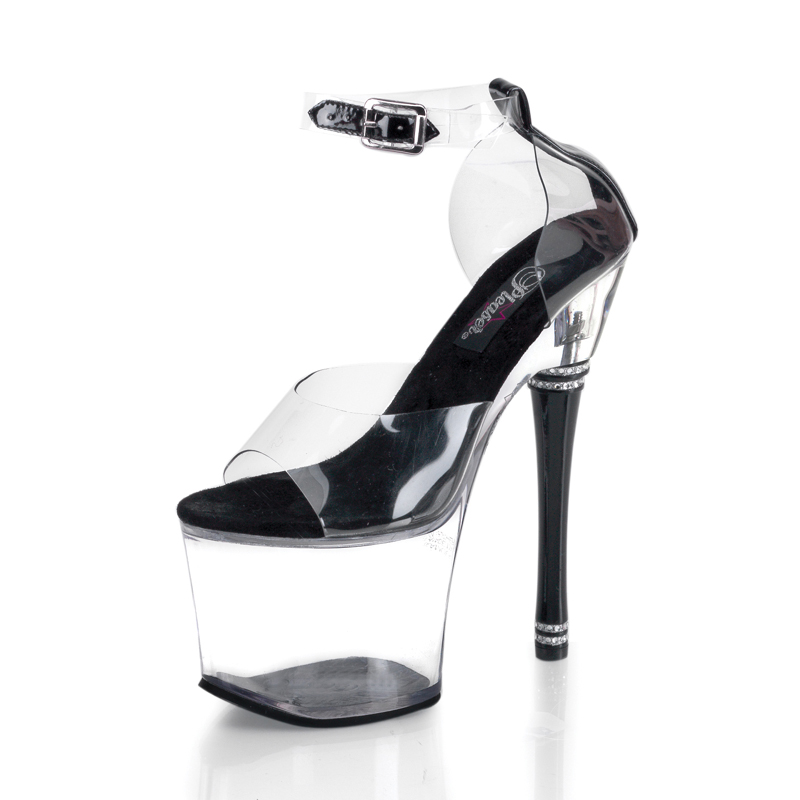 **GLAMOUR-742 (GLA742/C/B), 7" R/S Cone Heel Shoes