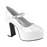 MARYJANE-50, Chunky Heel Mary Jane P-F Pump