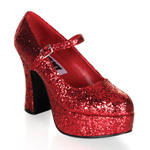 MARYJANE-50G, Chunky Heel Mary Jane P-F Pump