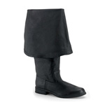 Maverick-2045, Men's 1 half inch Black Pirate BT w- 11 inch Bell Cuff