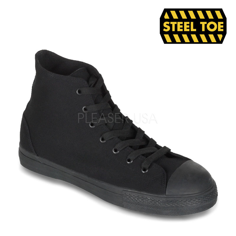 Click Here to View TYRANT-101ST, Canvas High Top Steel Toe Sneaker Shoe