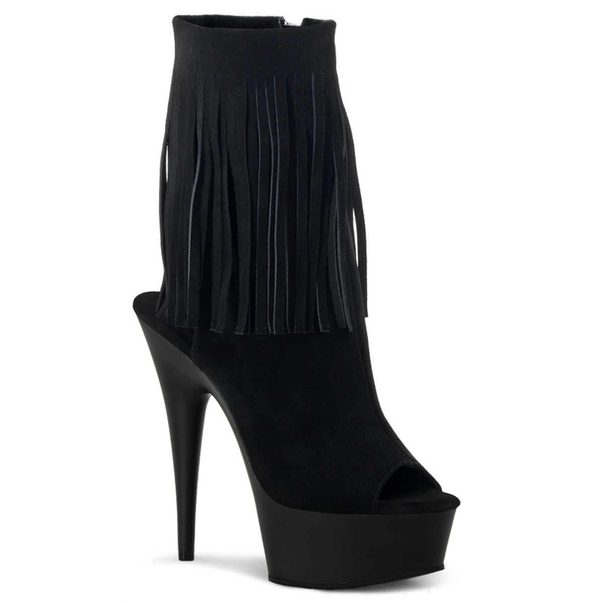 suede pleaser boots