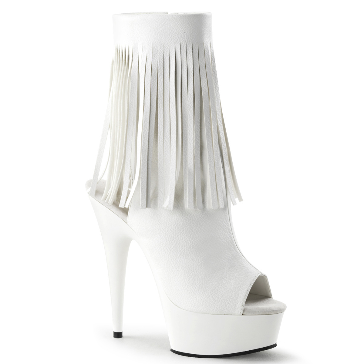 pleaser fringe boots