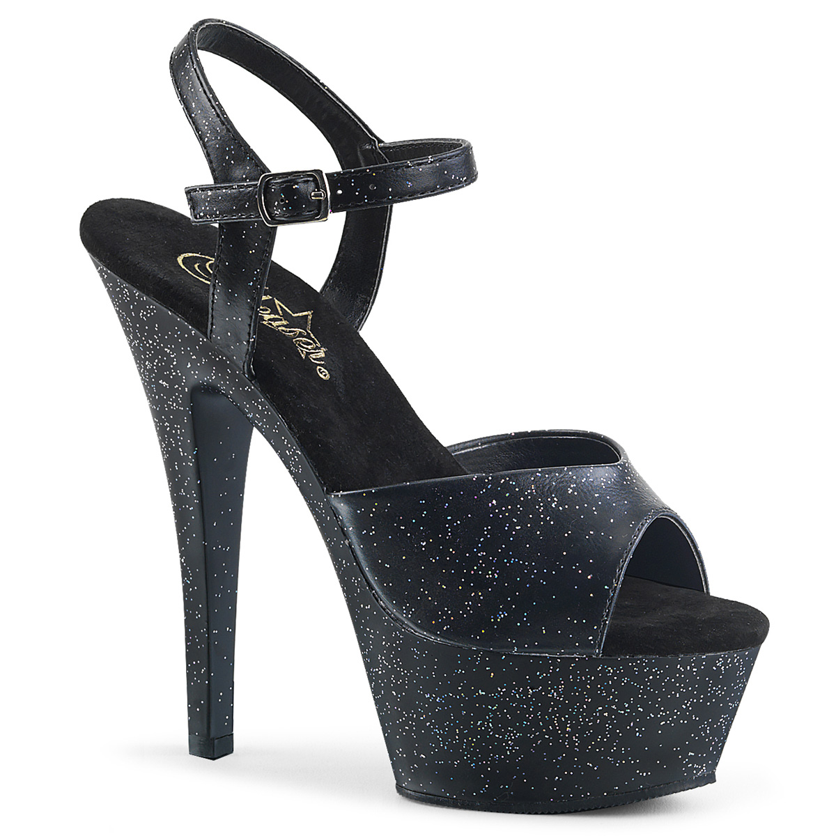 6 Heel, 1 3/4 Pf Peep Toe Ankle Boot, Back Zip | Cutout 